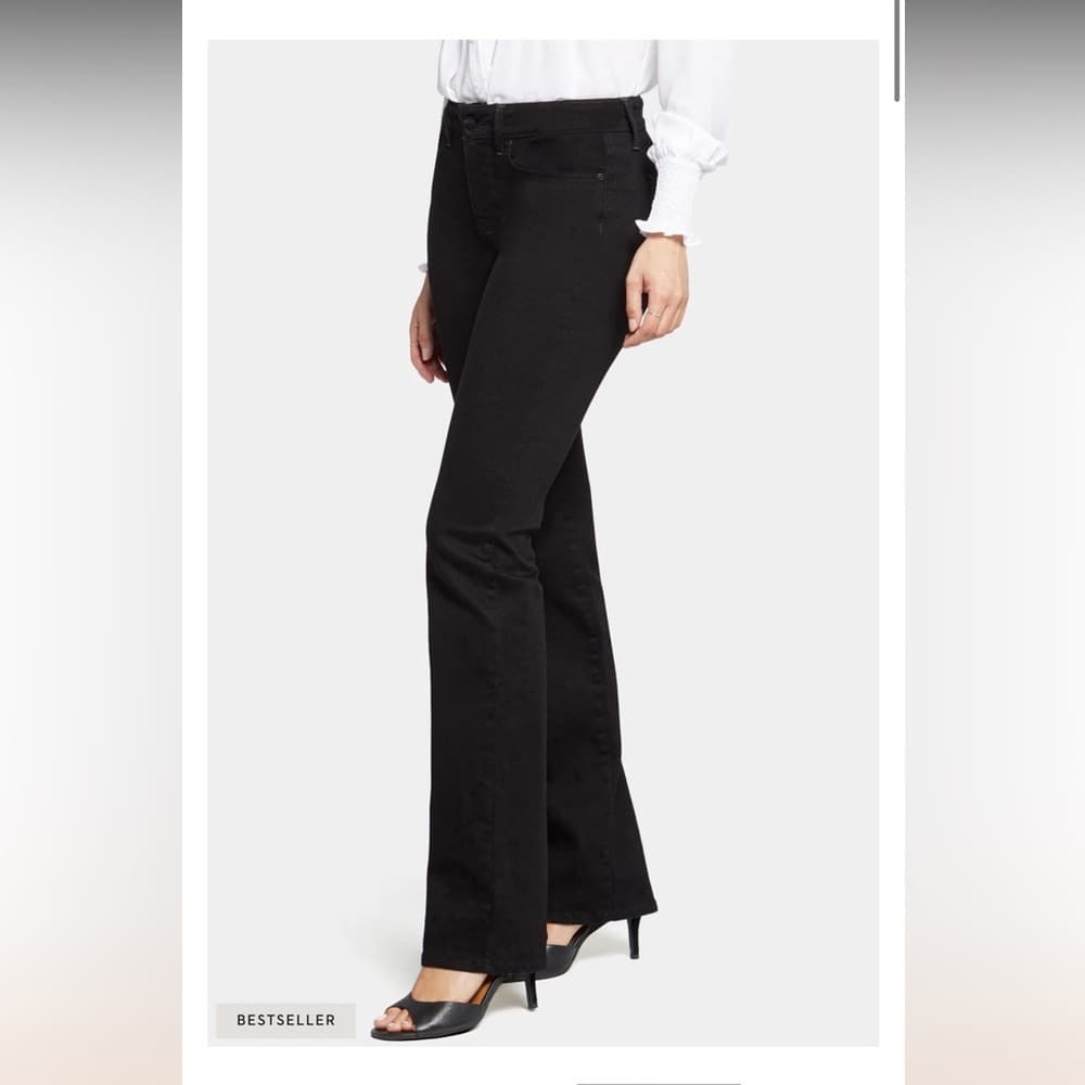 NYDJ Marilyn Straight Women's Jeans in Black Size 10 SEE NOTES - Thumbnail 14