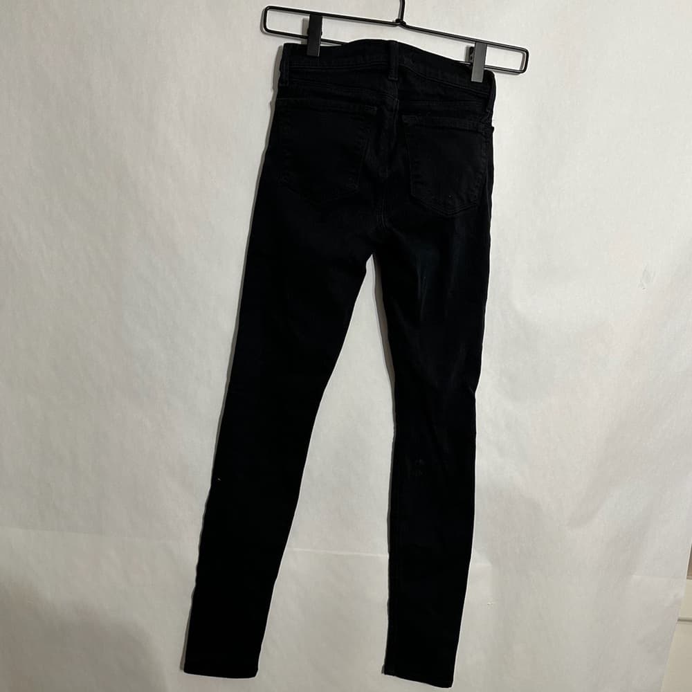 J Brand Super Skinny Seriously Black Jeans Denim Size 24 Mid Rise Basics - Thumbnail 5