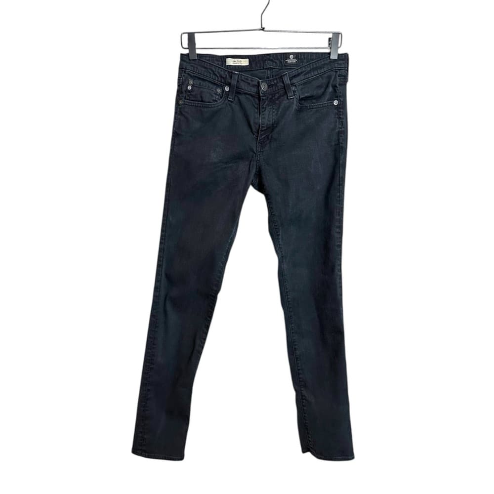 AG Adriano Goldschmied The Stilt Skinny Jeans Black Fade Denim Size 29R Minimal