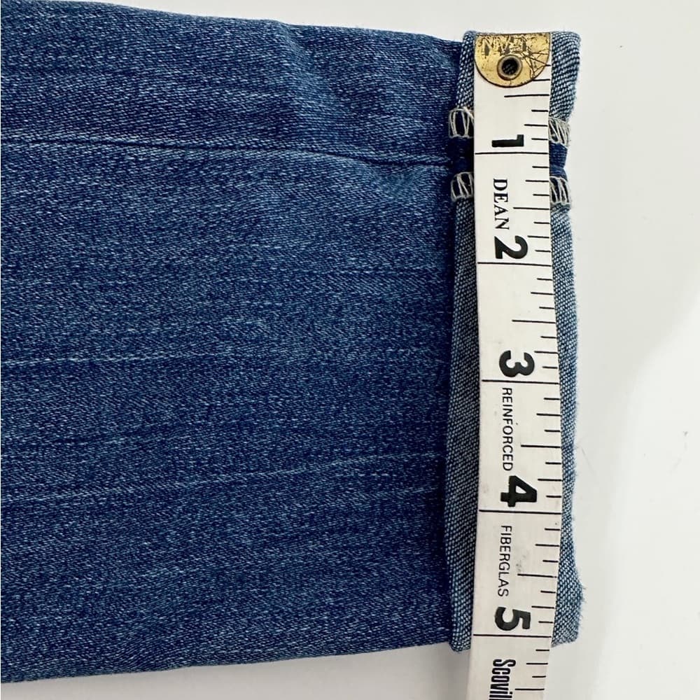 New York & Company Denim Ankle Leggings with Zipper Accent Pockets Size 4 - Thumbnail 10