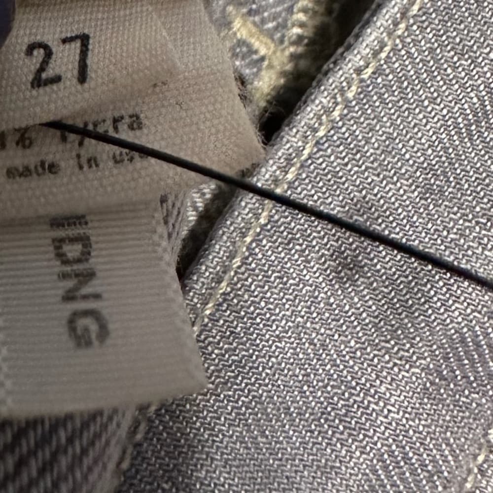 L’AGENCE Skinny Utility Jean Gray with Knee Stitching Sample Model Size 27 Denim - Thumbnail 10