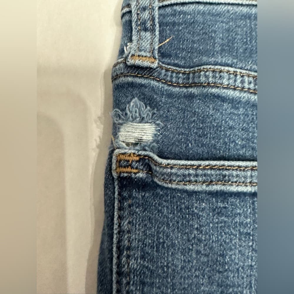 Madewell 10” High Rise Skinny Jeans Size 27 Classic Blue Wash - Thumbnail 4