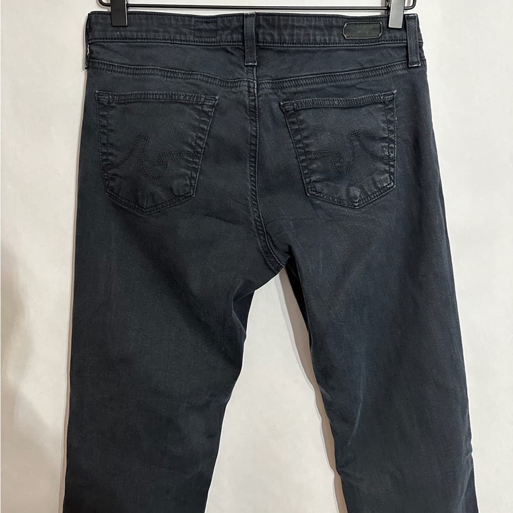 AG Adriano Goldschmied The Stilt Skinny Jeans Black Fade Denim Size 29R Minimal - Thumbnail 5