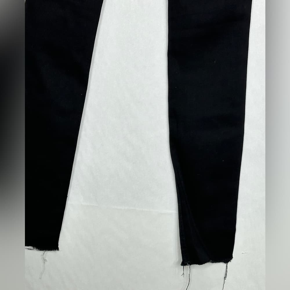 rag & bone Black Mid-Rise Ankle Skinny Jeans Jardine Cut Raw Hem Size 24 Denim - Thumbnail 7