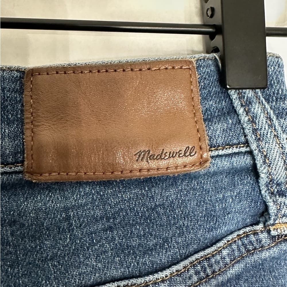 Madewell 10” High Rise Skinny Jeans Size 27 Classic Blue Wash - Thumbnail 5