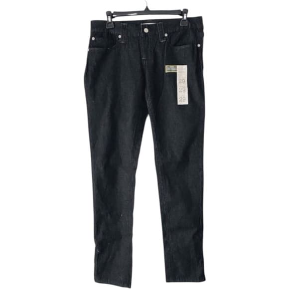 NWT Forever 21 Dark Wash Denim Jeans Skinny Fit Size 29 Y2K Stretch Zip Fly - Thumbnail 17