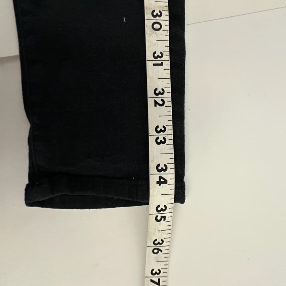 J Brand Super Skinny Seriously Black Jeans Denim Size 24 Mid Rise Basics - Thumbnail 13