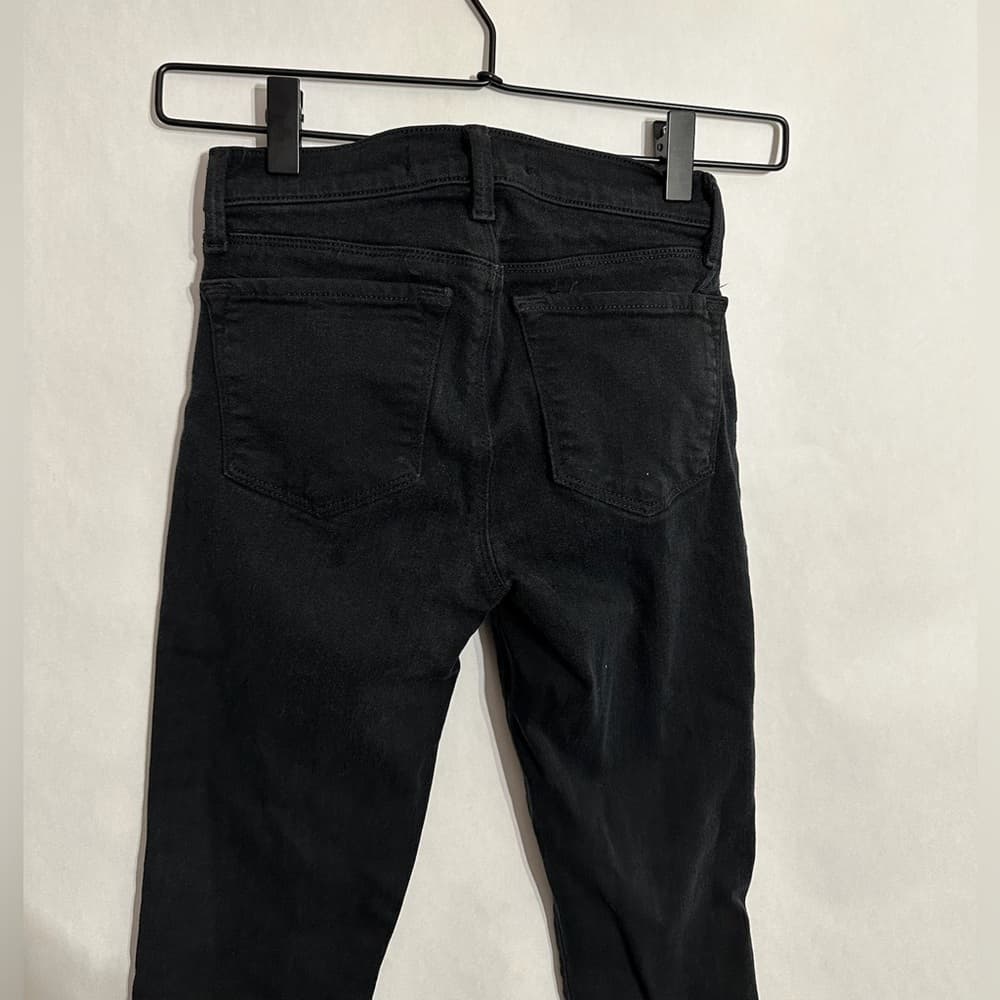 J Brand Super Skinny Seriously Black Jeans Denim Size 24 Mid Rise Basics - Thumbnail 8