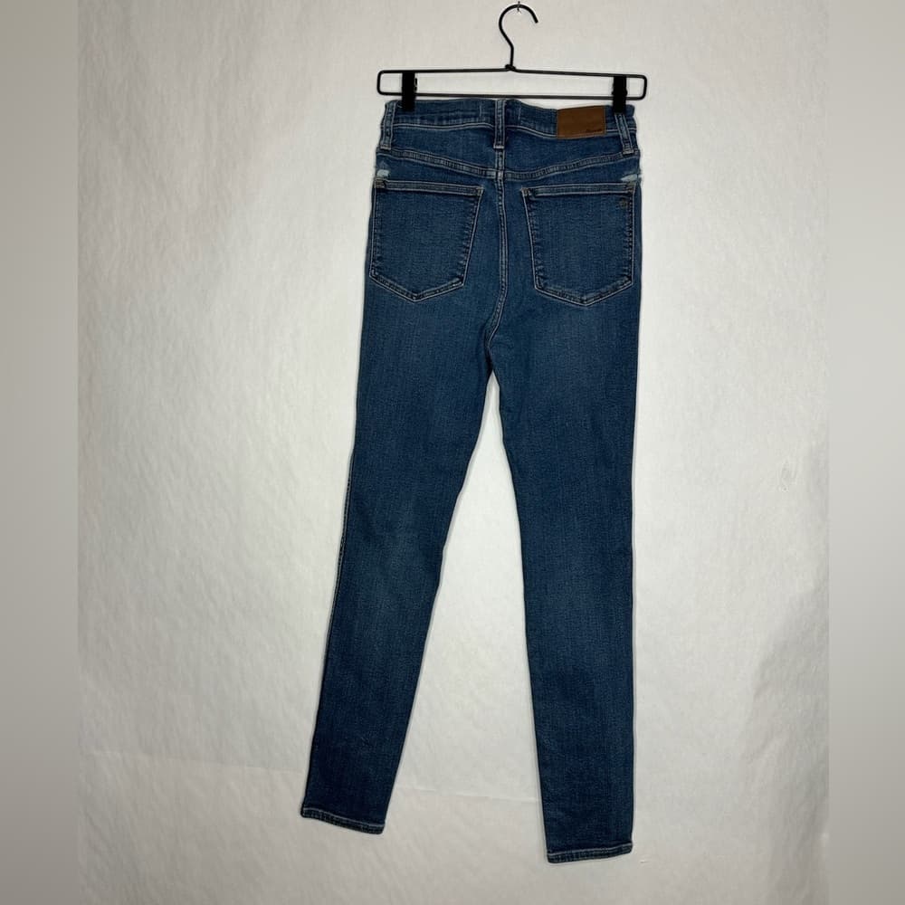 Madewell 10” High Rise Skinny Jeans Size 27 Classic Blue Wash - Thumbnail 6