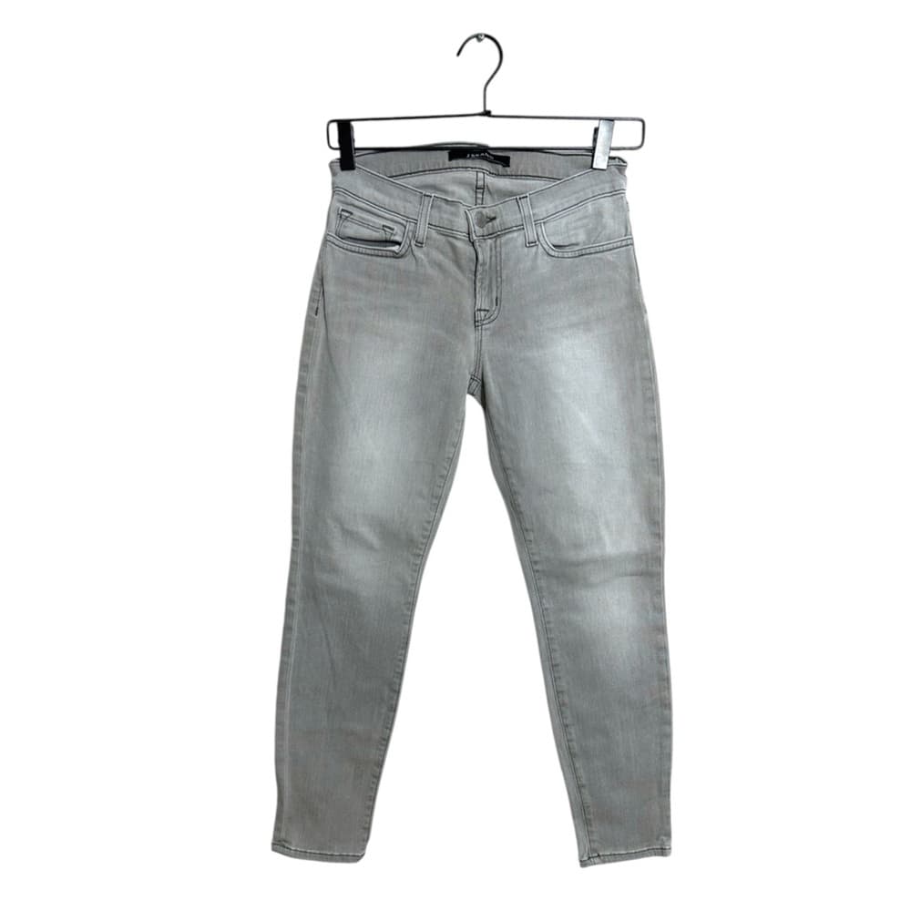 J Brand Grey Skinny Fit Denim Jeans Women’s Size 25 Preppy Coastal Neutral Gray - Thumbnail 13