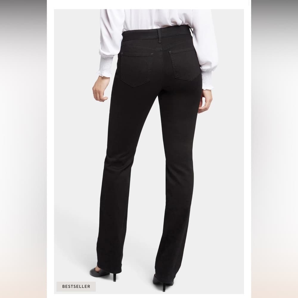 NYDJ Marilyn Straight Women's Jeans in Black Size 10 SEE NOTES - Thumbnail 13