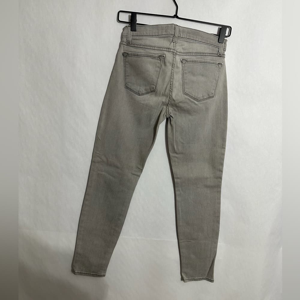 J Brand Grey Skinny Fit Denim Jeans Women’s Size 25 Preppy Coastal Neutral Gray - Thumbnail 3