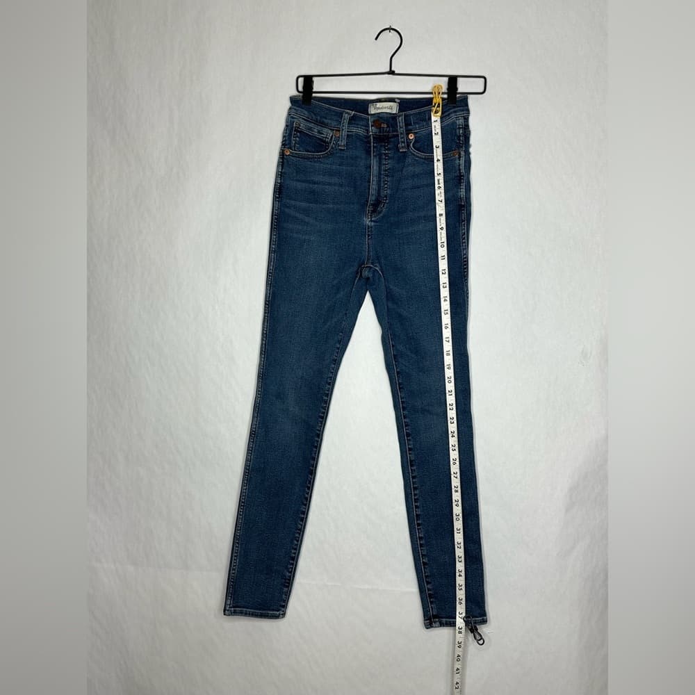 Madewell 10” High Rise Skinny Jeans Size 27 Classic Blue Wash - Thumbnail 13