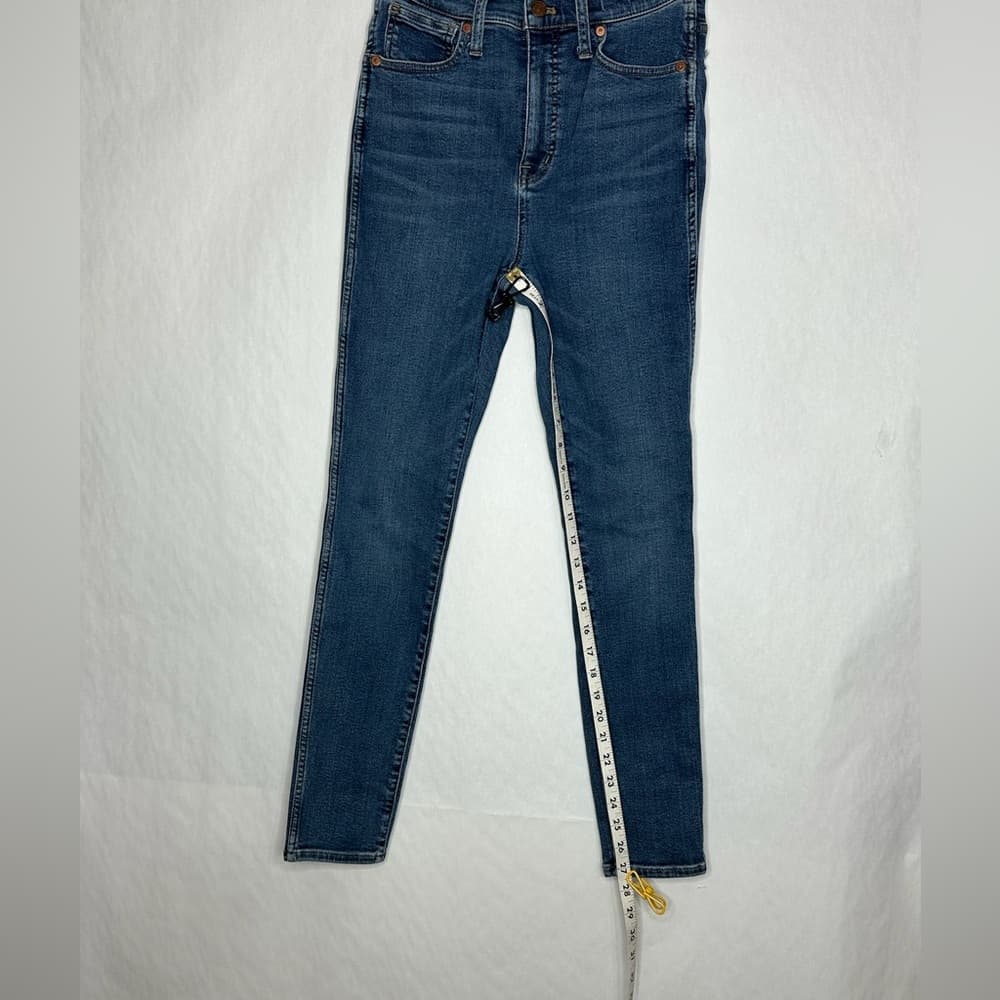 Madewell 10” High Rise Skinny Jeans Size 27 Classic Blue Wash - Thumbnail 12