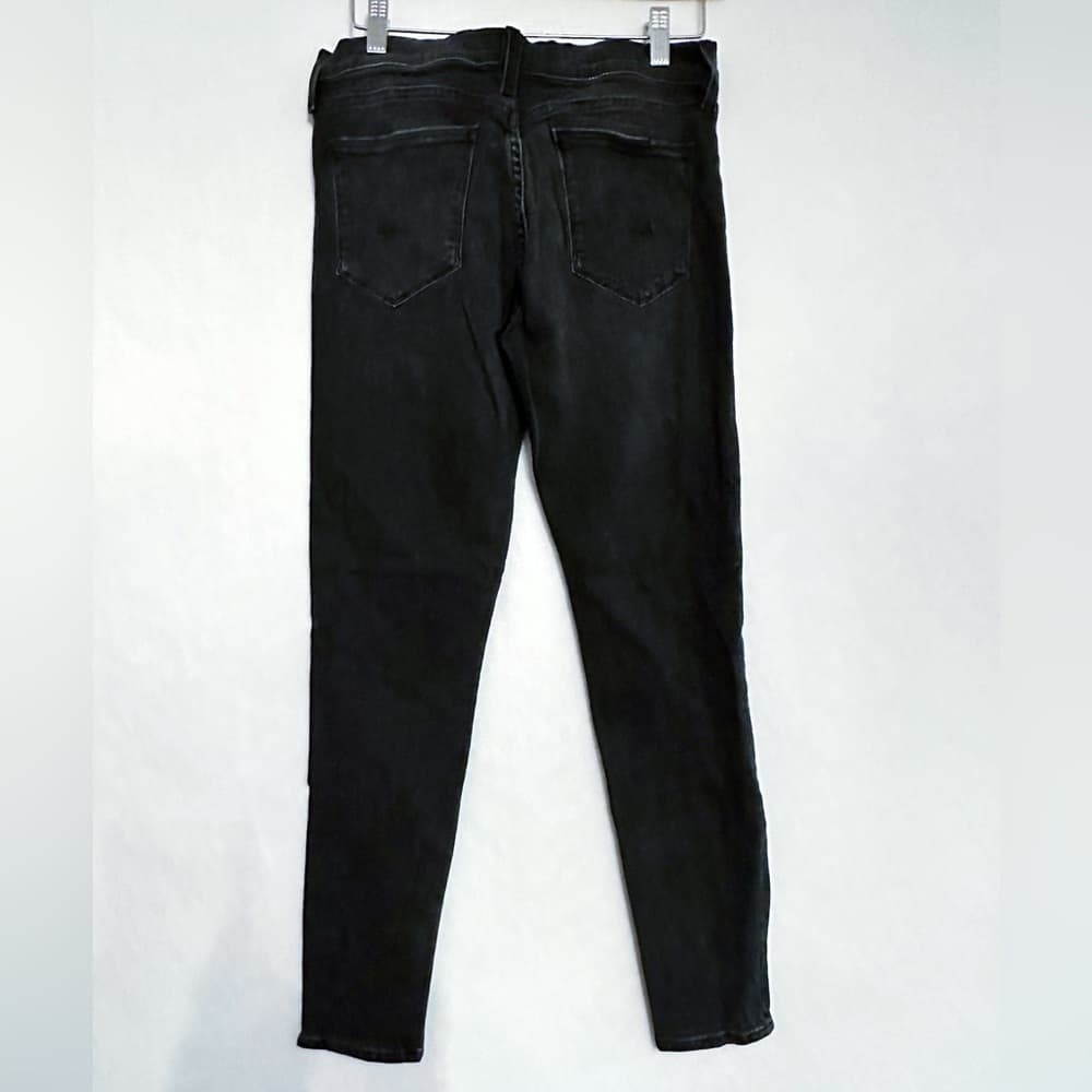 Hudson Natalie Midrise Super Skinny Ankle Jeans Denim Size 28 Minimalist Neutral - Thumbnail 3