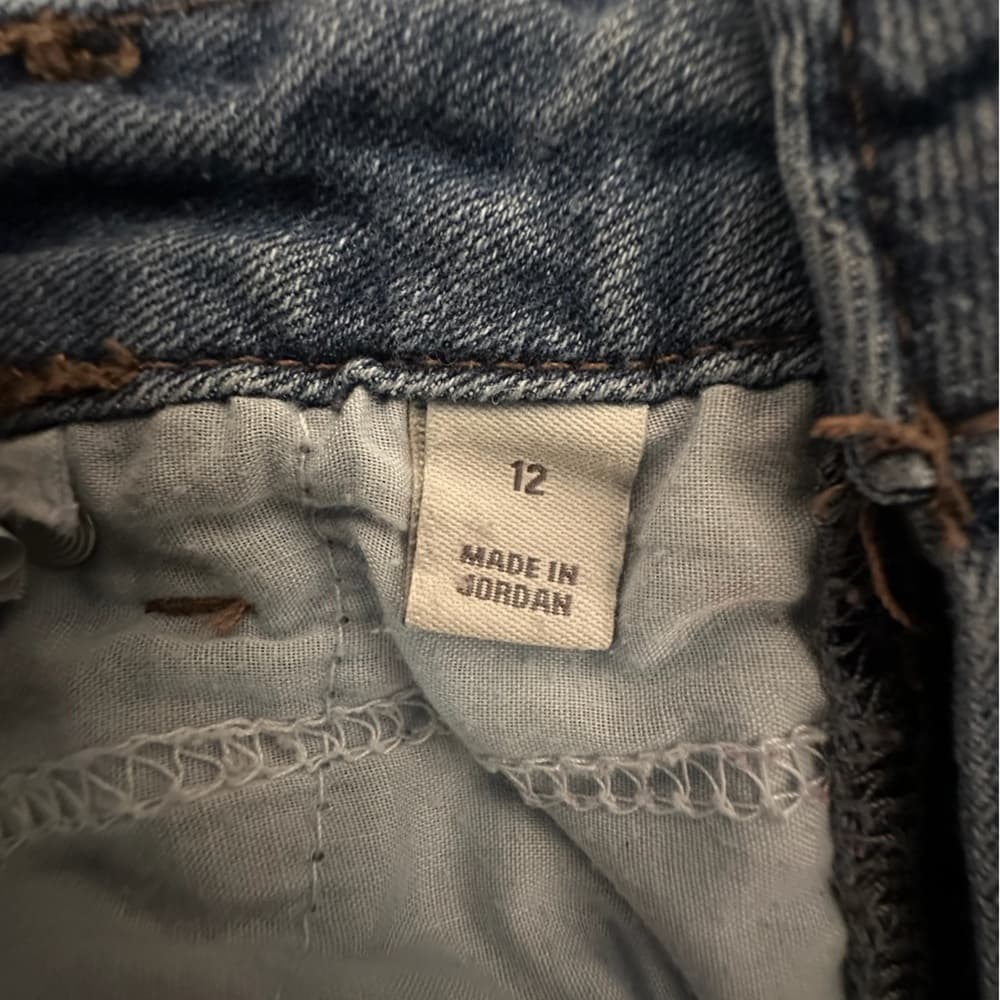 Style & Co Studded Sides Denim Jeans Curvy Skinny Leg Blue Size 12 - Thumbnail 8
