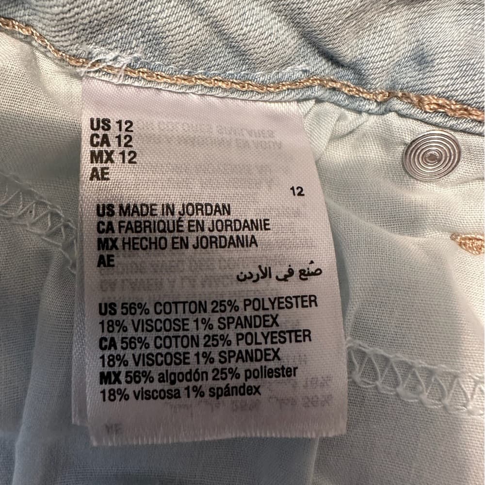 Charter Club Bristol Skinny Ankle Jeans Light Blue Wash Size Women’s 12 (Flawed) - Thumbnail 4