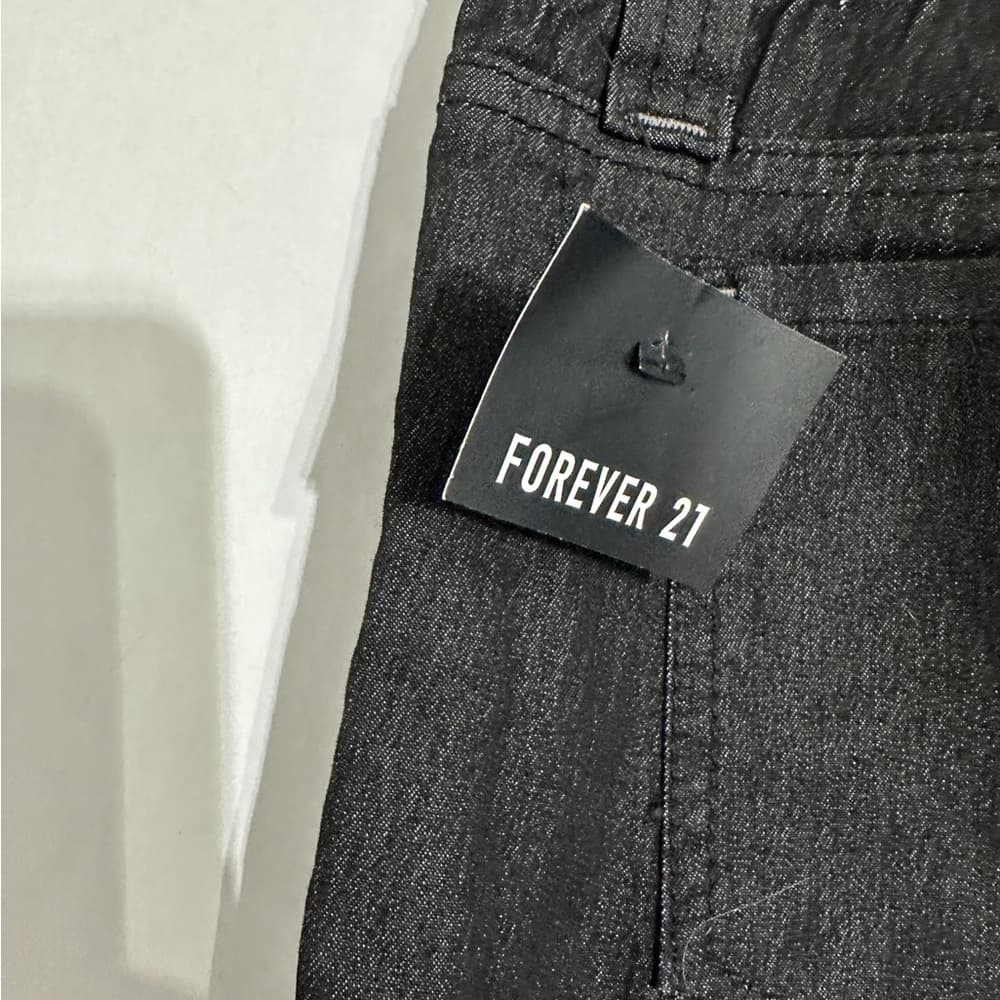 NWT Forever 21 Dark Wash Denim Jeans Skinny Fit Size 29 Y2K Stretch Zip Fly - Thumbnail 15