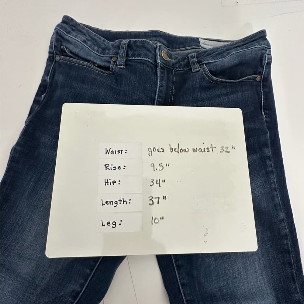 Two by Vince Camuto Blue Wash Skinny Jeans Size 30 / 10 (See Measurements) - Thumbnail 15