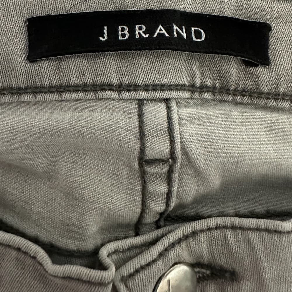 J Brand Grey Skinny Fit Denim Jeans Women’s Size 25 Preppy Coastal Neutral Gray - Thumbnail 5