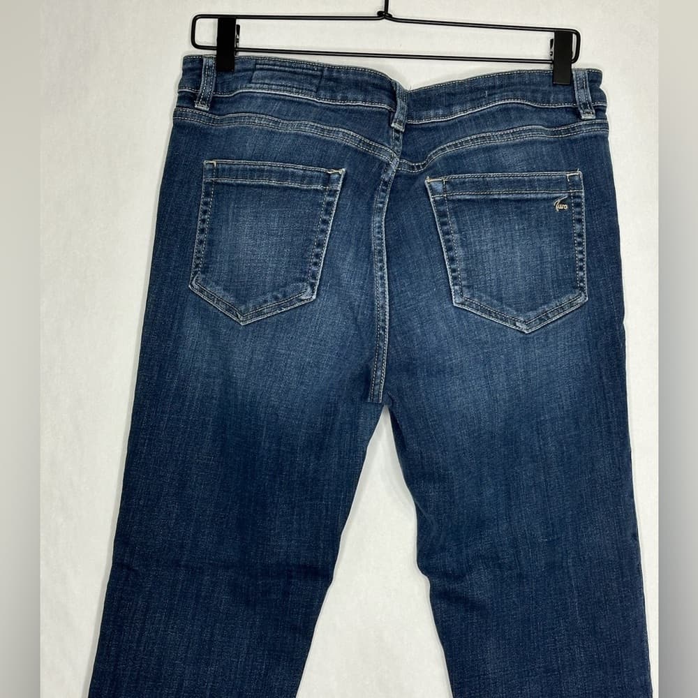 Two by Vince Camuto Blue Wash Skinny Jeans Size 30 / 10 (See Measurements) - Thumbnail 3