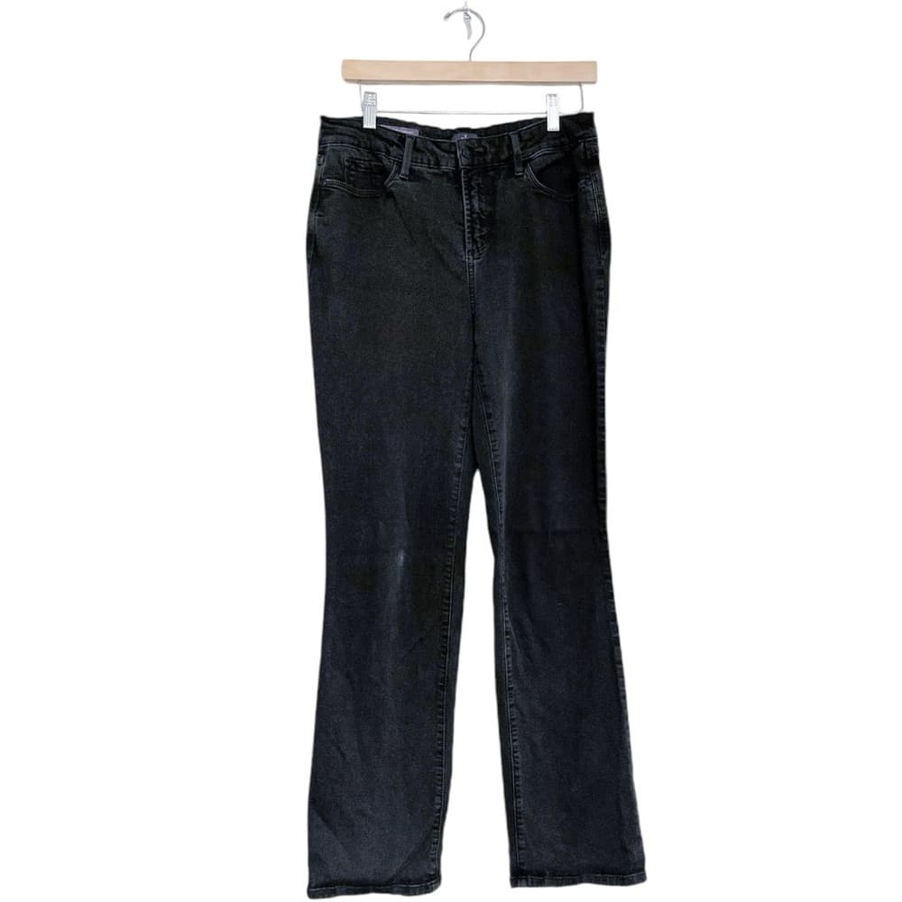 NYDJ Marilyn Straight Women's Jeans in Black Size 10 SEE NOTES - Thumbnail 15