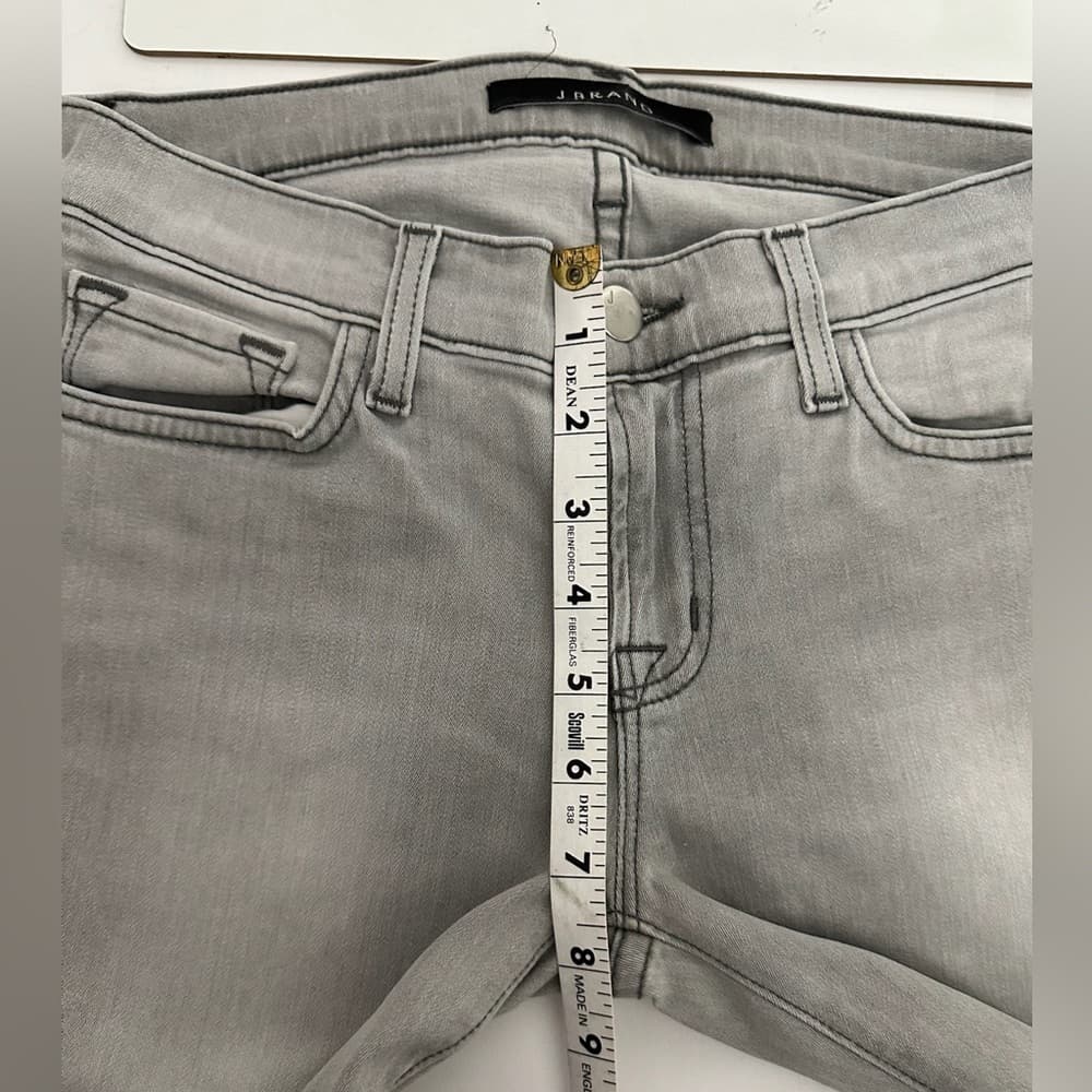 J Brand Grey Skinny Fit Denim Jeans Women’s Size 25 Preppy Coastal Neutral Gray - Thumbnail 8