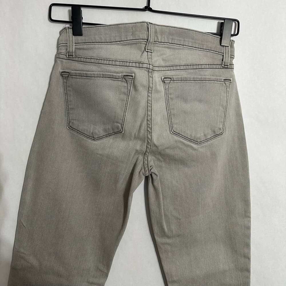 J Brand Grey Skinny Fit Denim Jeans Women’s Size 25 Preppy Coastal Neutral Gray - Thumbnail 4