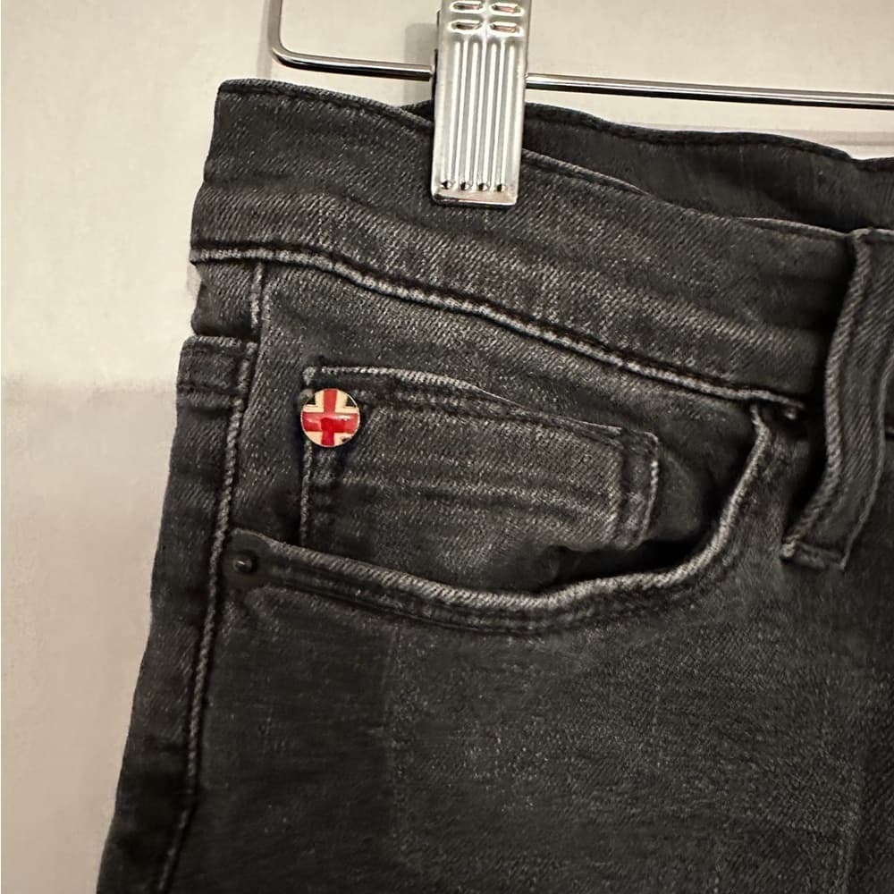 Hudson Natalie Midrise Super Skinny Ankle Jeans Denim Size 28 Minimalist Neutral - Thumbnail 5