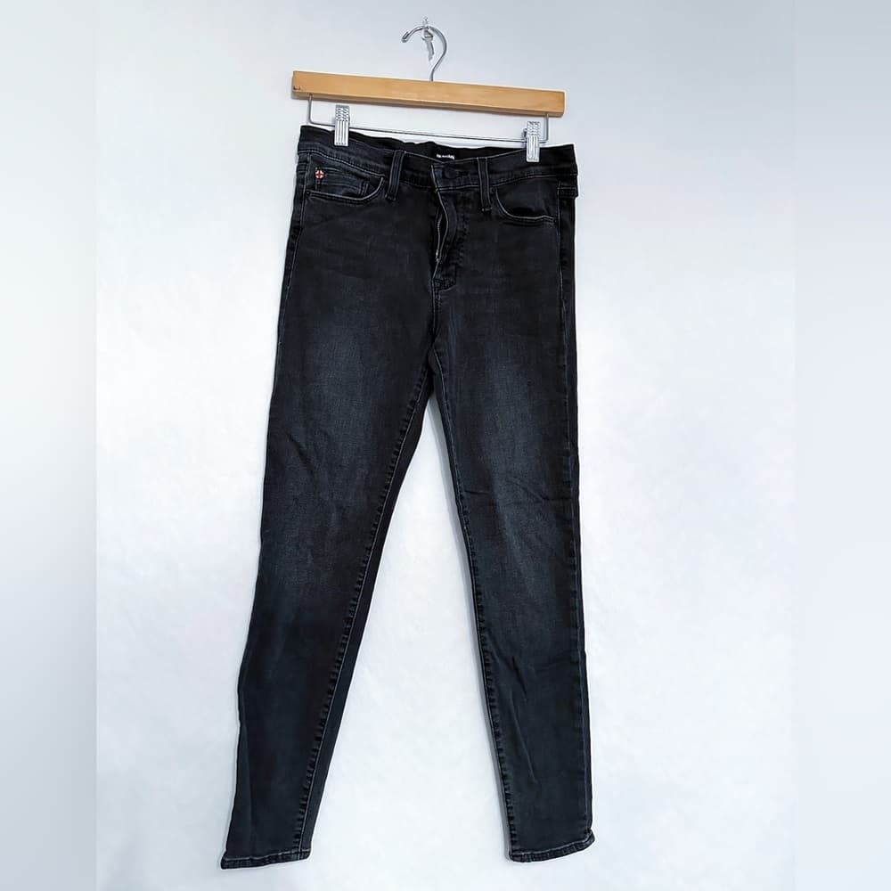 Hudson Natalie Midrise Super Skinny Ankle Jeans Denim Size 28 Minimalist Neutral - Thumbnail 2