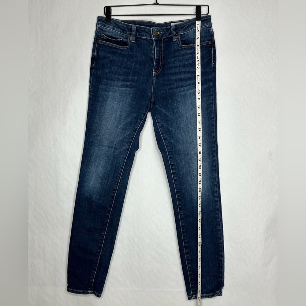 Two by Vince Camuto Blue Wash Skinny Jeans Size 30 / 10 (See Measurements) - Thumbnail 2