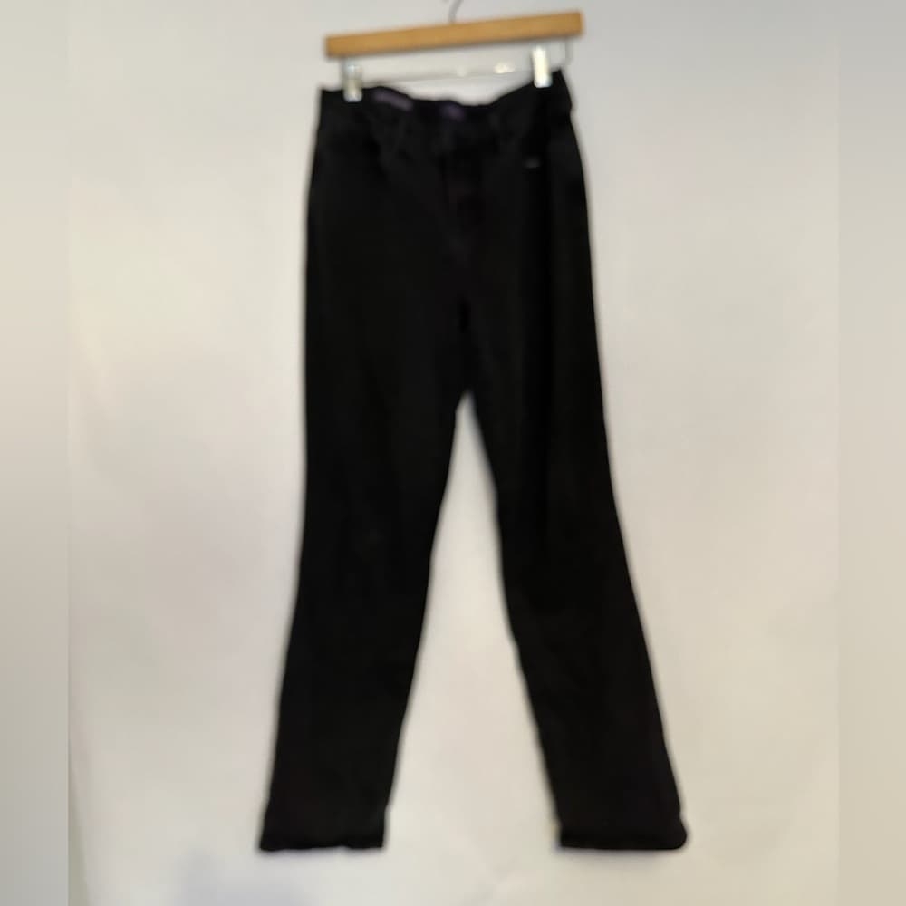 NYDJ Marilyn Straight Women's Jeans in Black Size 10 SEE NOTES - Thumbnail 3