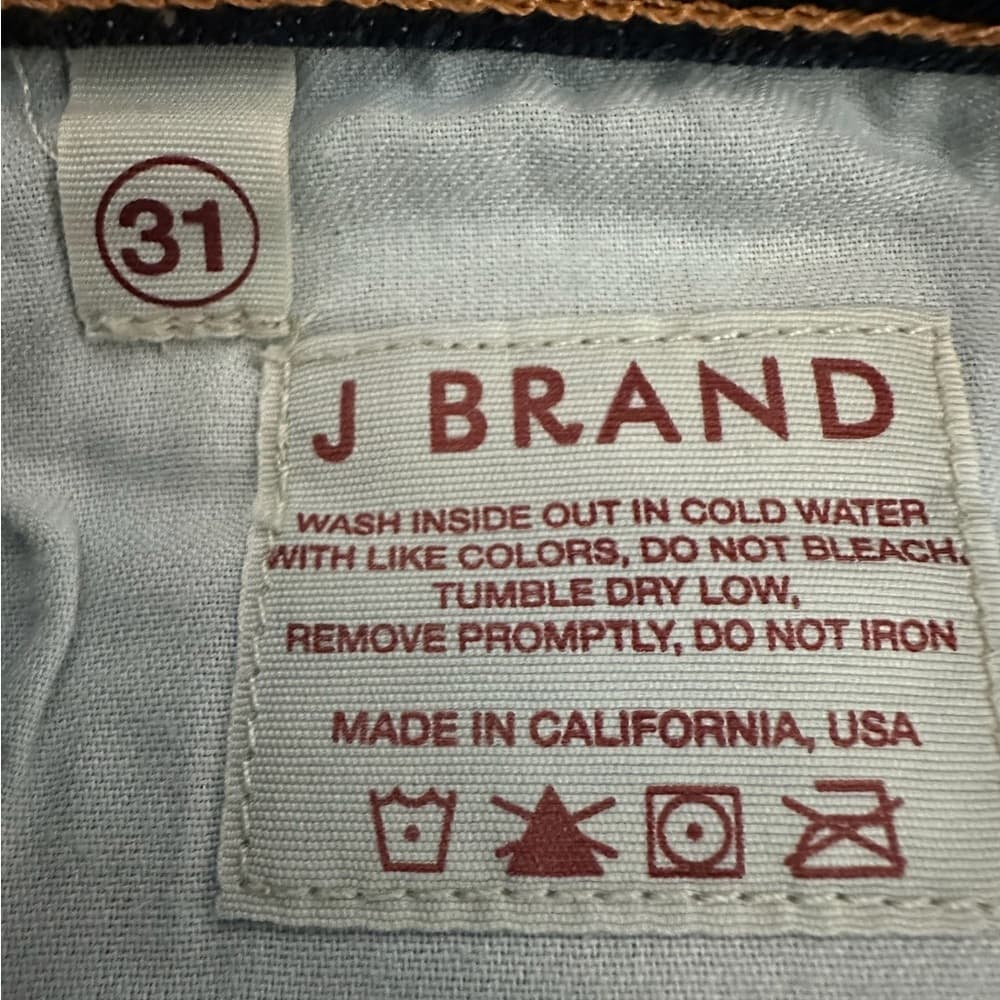 J Brand Skinny Leg Jeans Dark Wash Women’s Size 31 Classic Stretch Denim - Thumbnail 7