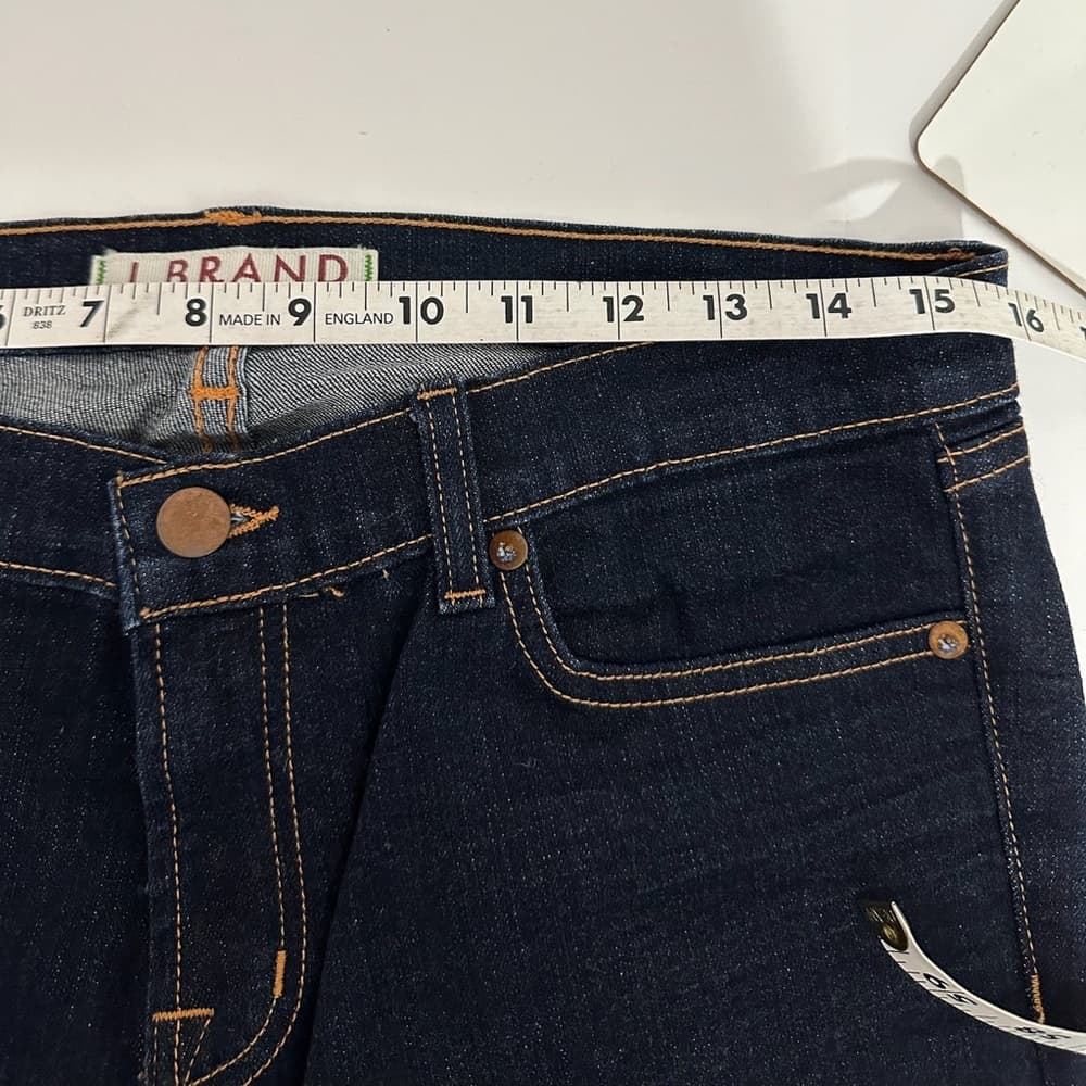 J Brand Skinny Leg Jeans Dark Wash Women’s Size 31 Classic Stretch Denim - Thumbnail 8