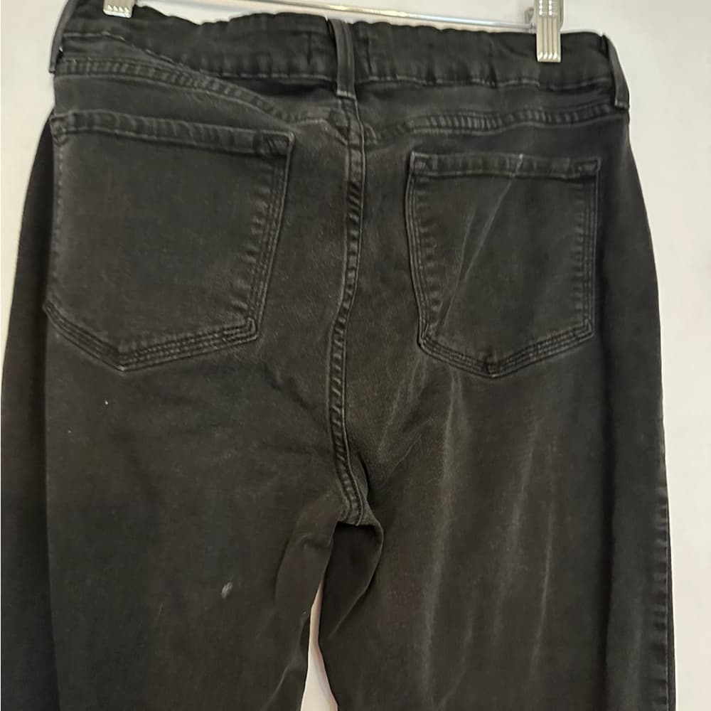 NYDJ Marilyn Straight Women's Jeans in Black Size 10 SEE NOTES - Thumbnail 6