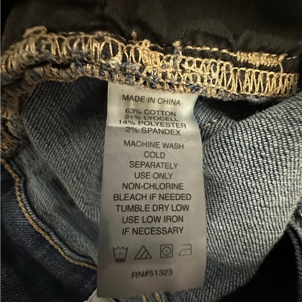 Two by Vince Camuto Blue Wash Skinny Jeans Size 30 / 10 (See Measurements) - Thumbnail 12