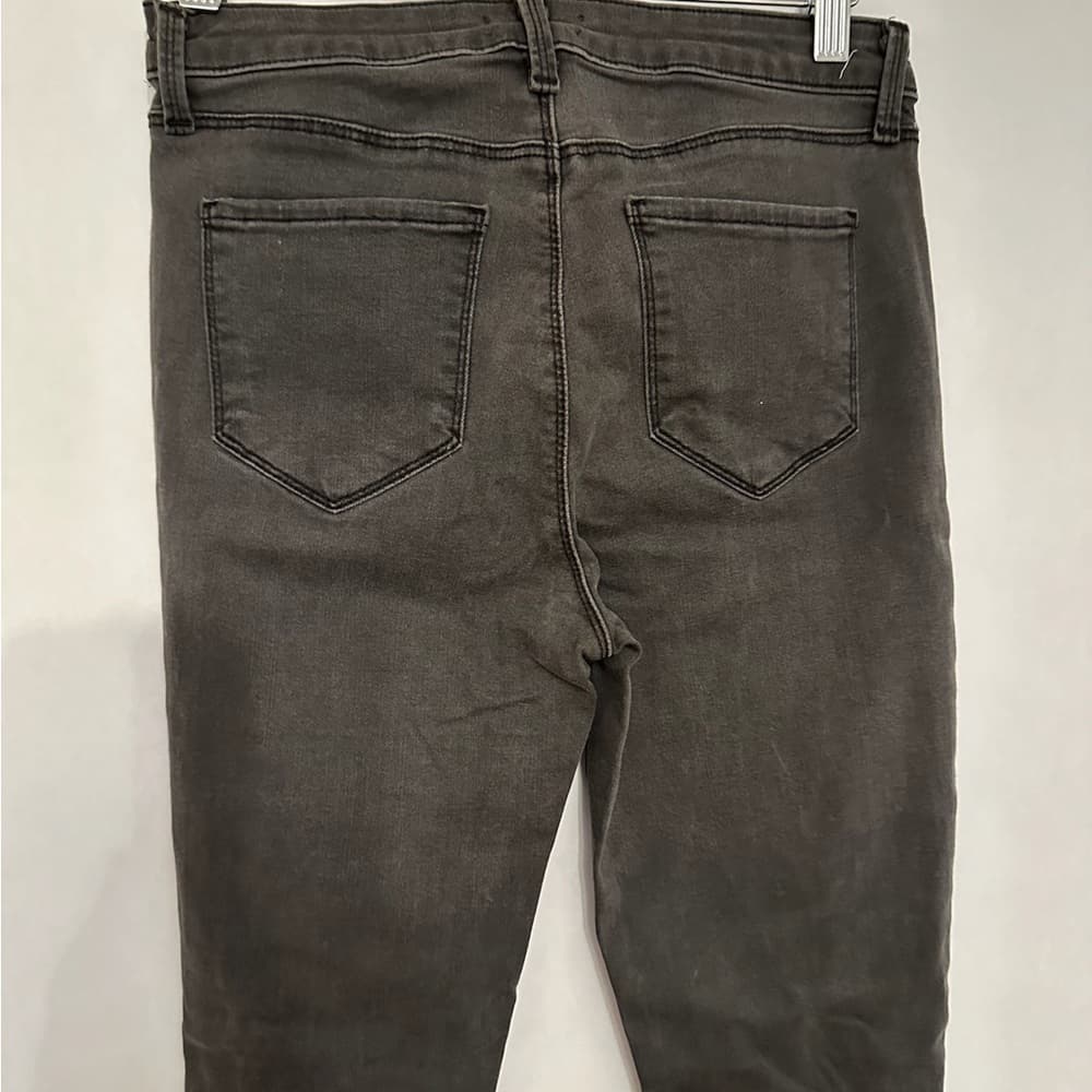L'AGENCE Margot Skinny Dark "Black" Jean Ripped Style (Size 27) Distressed Chic - Thumbnail 10