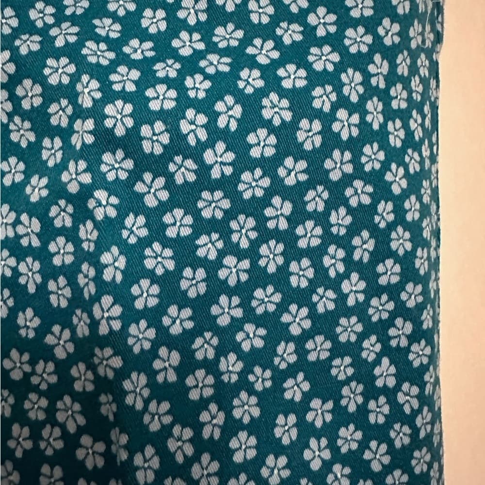 Charter Club Loretta Lexington Jeans Geometric Floral Print Sz 12 Tummy Control - Thumbnail 2