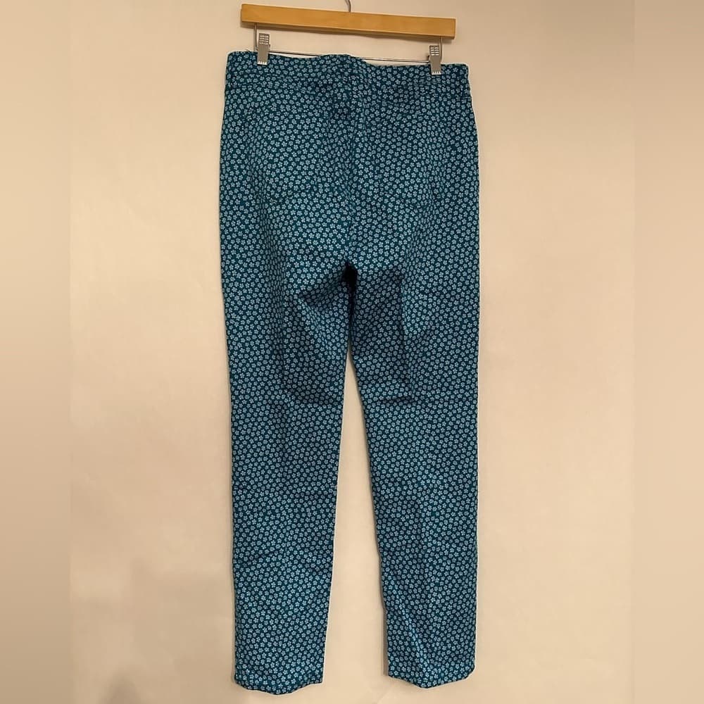 Charter Club Loretta Lexington Jeans Geometric Floral Print Sz 12 Tummy Control - Thumbnail 3