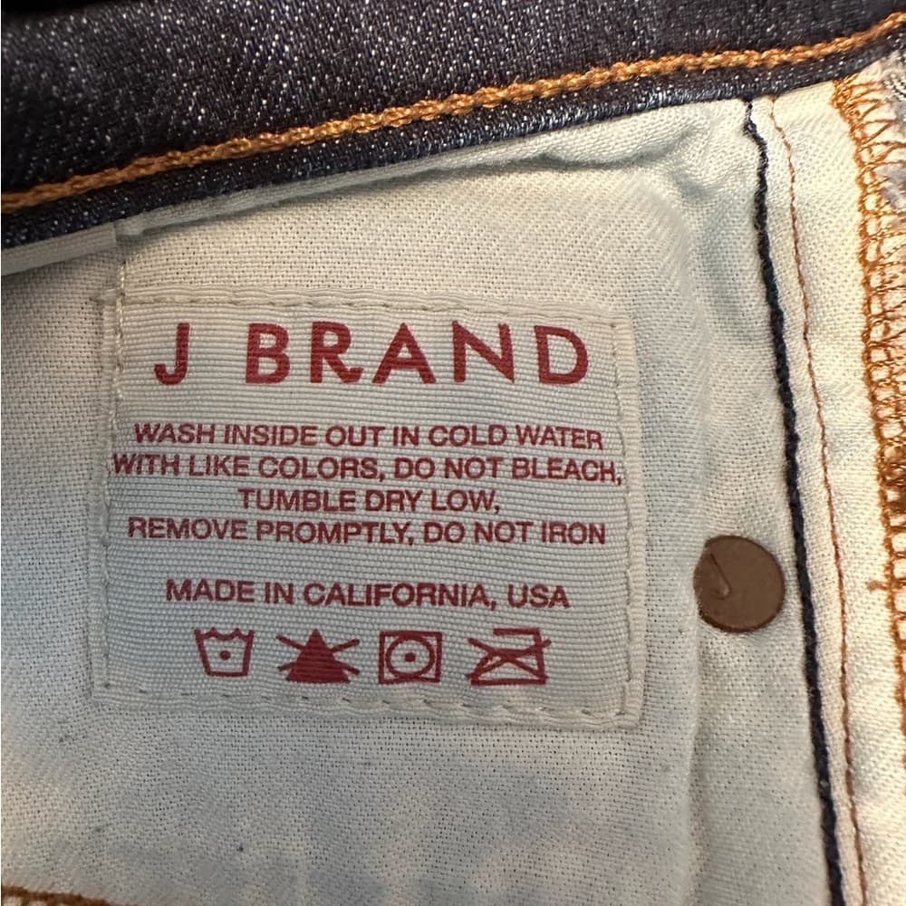 J Brand Dark Wash Bootcut Jeans Low Rise Women’s Size 32 Minimalist Classic - Thumbnail 4