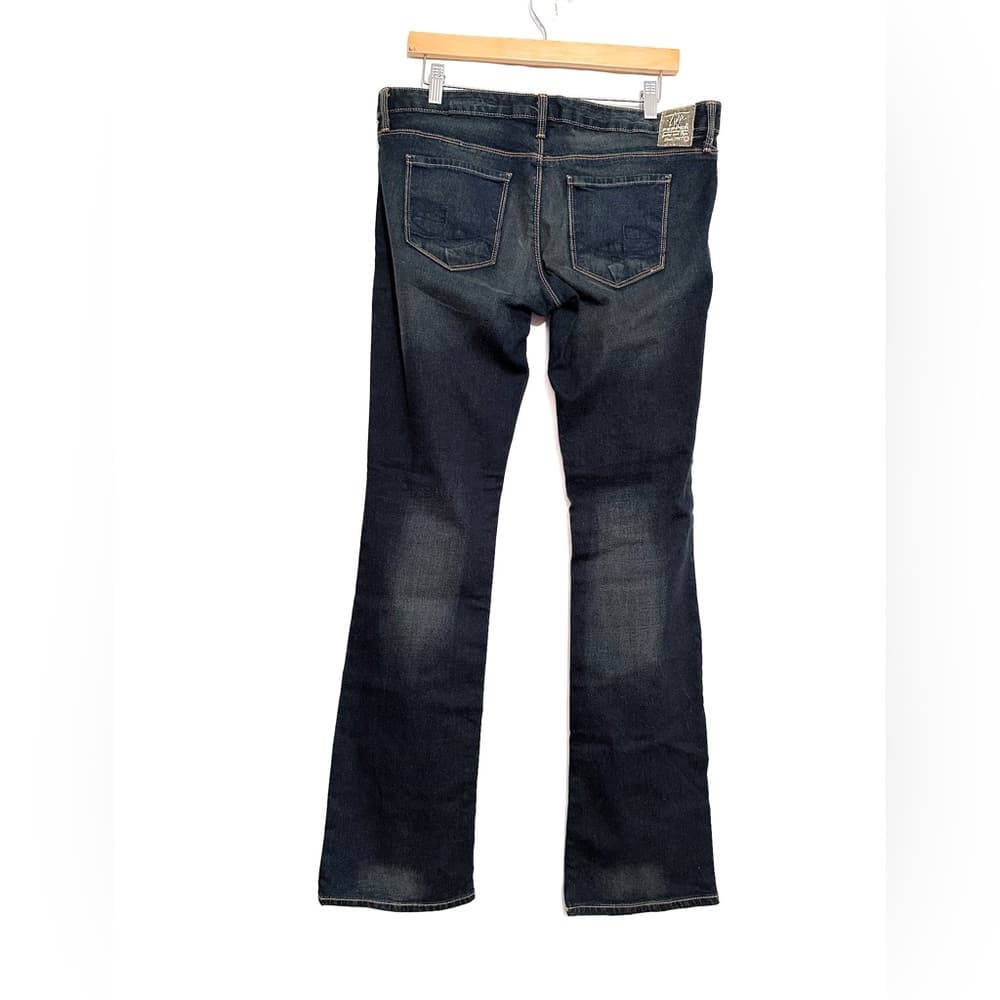 Chip & Pepper Stella Boot Cut Denim Jeans Dark Blue Wash Y2K Vintage Size 33 - Thumbnail 2