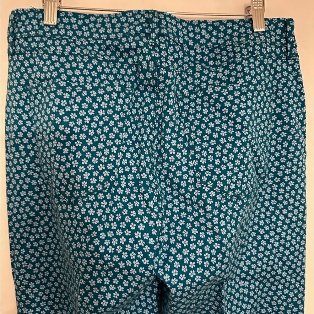 Charter Club Loretta Lexington Jeans Geometric Floral Print Sz 12 Tummy Control - Thumbnail 7