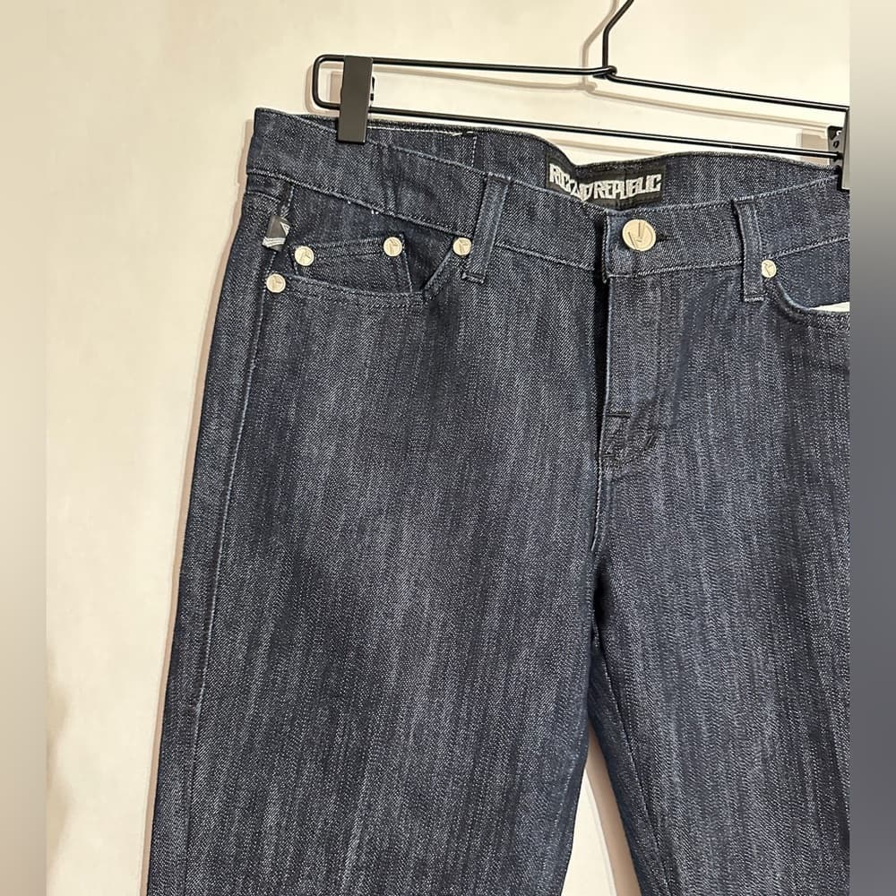 Rock & Republic Original Dark Wash Cosbie Straight Leg Jeans Size 32 Y2K - Thumbnail 12
