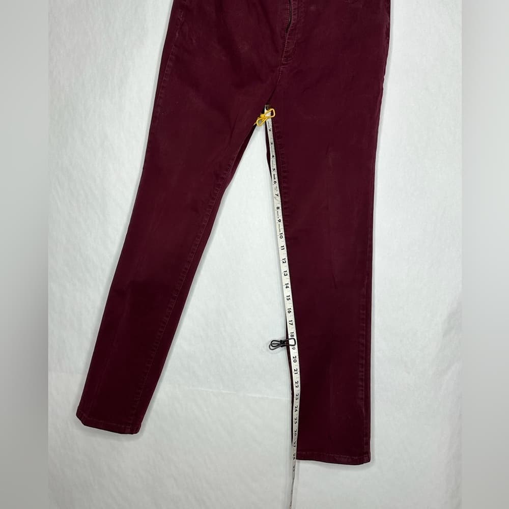 Charter Club Lexington Straight Cranberry Jeans Size 12 Coastal Preppy - Thumbnail 10