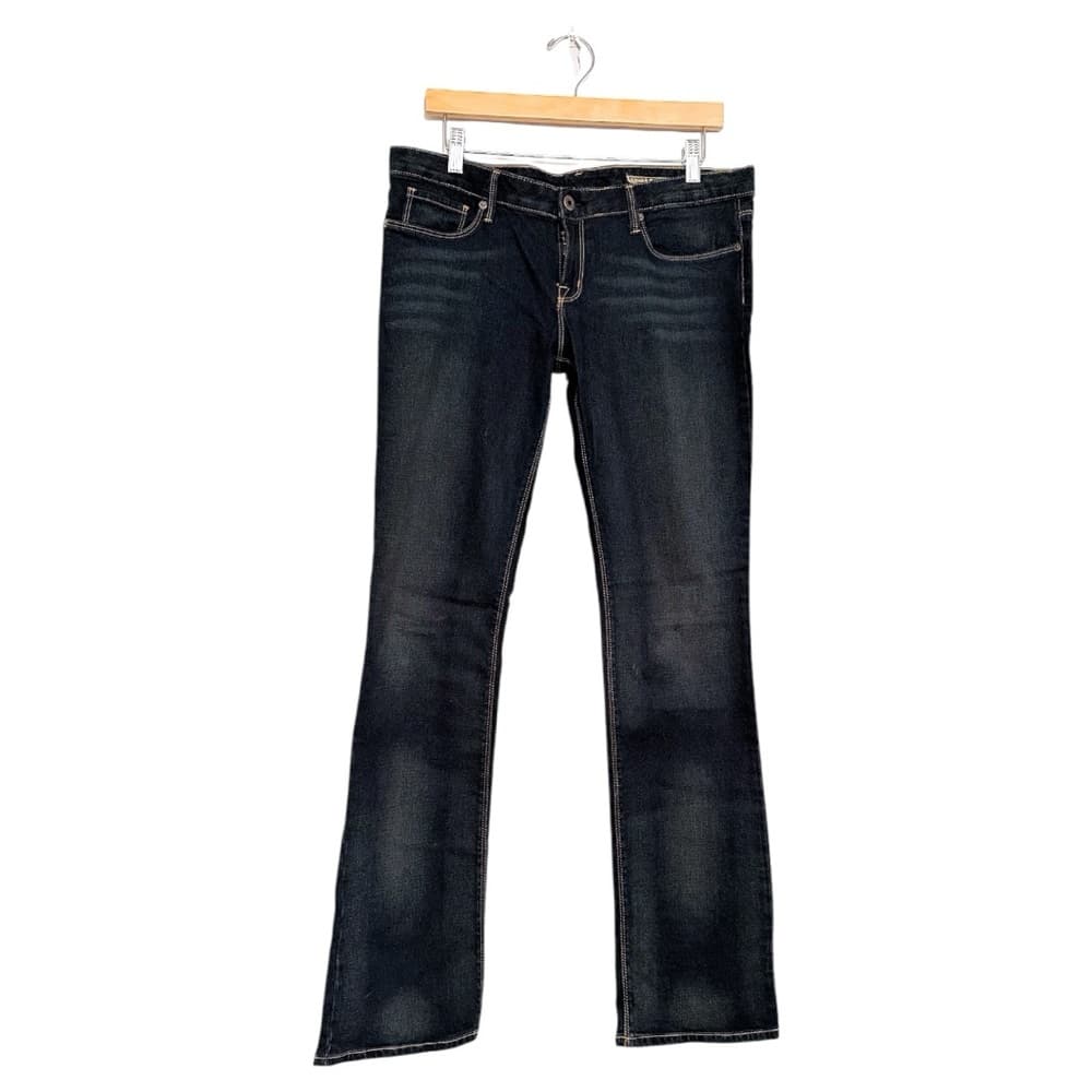 Chip & Pepper Stella Boot Cut Denim Jeans Dark Blue Wash Y2K Vintage Size 33 - Thumbnail 16