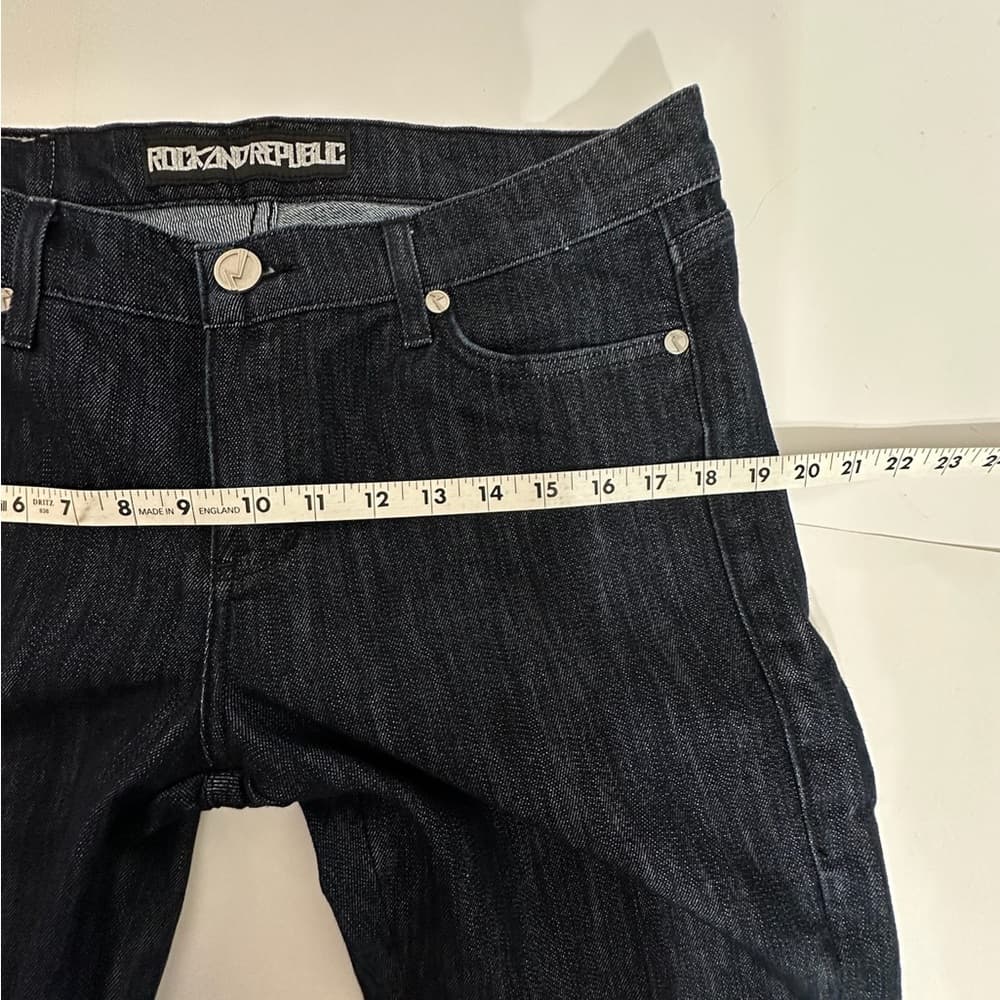 Rock & Republic Original Dark Wash Cosbie Straight Leg Jeans Size 32 Y2K - Thumbnail 7