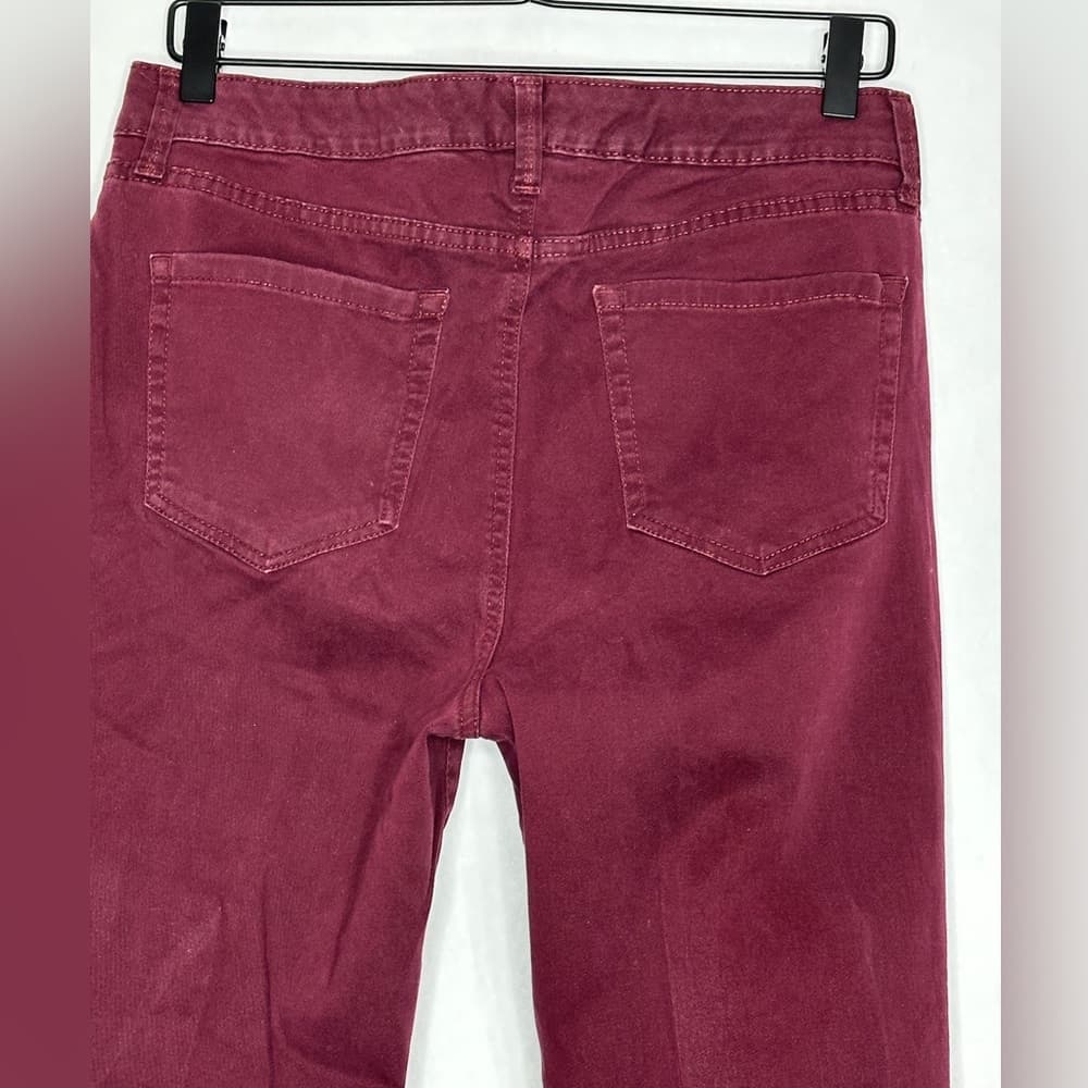 Charter Club Lexington Straight Cranberry Jeans Size 12 Coastal Preppy - Thumbnail 6