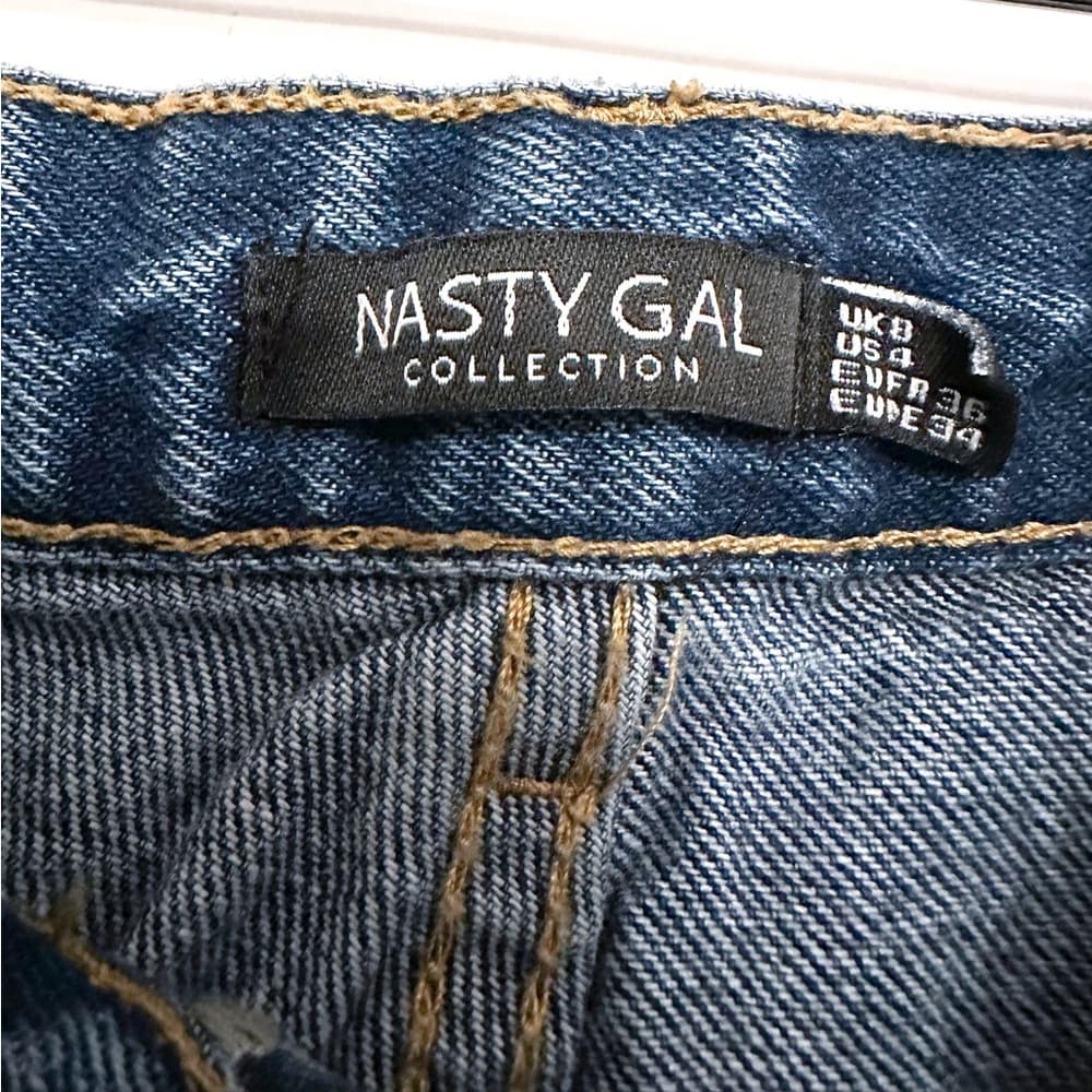Nasty Gal Collection Denim Mom Jeans Size 4 - Thumbnail 5
