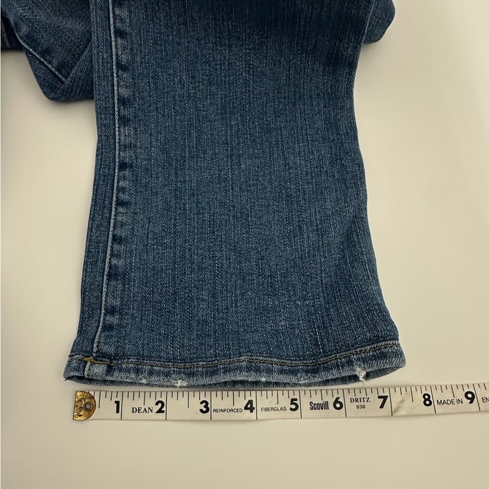 Frame Denim Le Mini Boot Medium Blue Wash Jeans Size 24 - Thumbnail 9