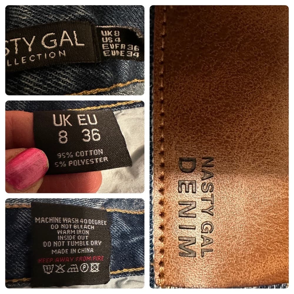 Nasty Gal Collection Denim Mom Jeans Size 4 - Thumbnail 15